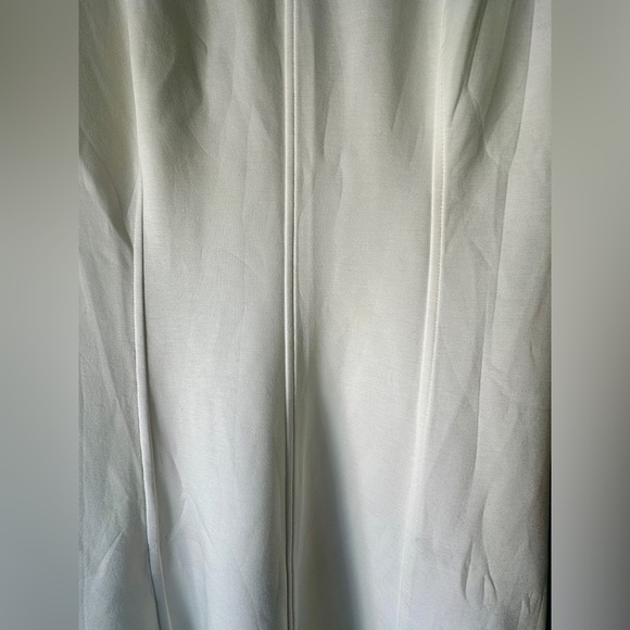 Banana Republic White Seamed Scuba Midi Dress NWT Size Medium - Picture 9 of 10